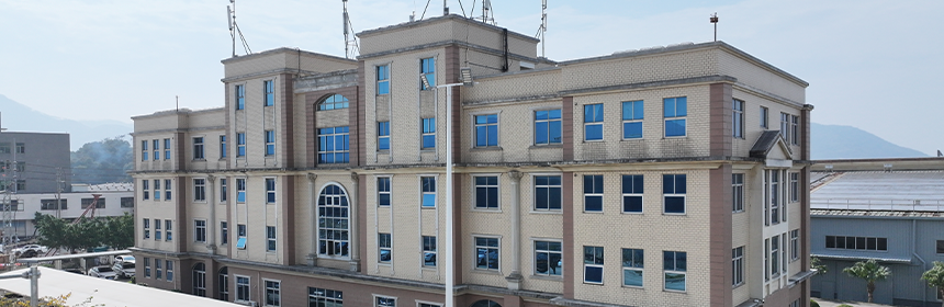 Factory in China building